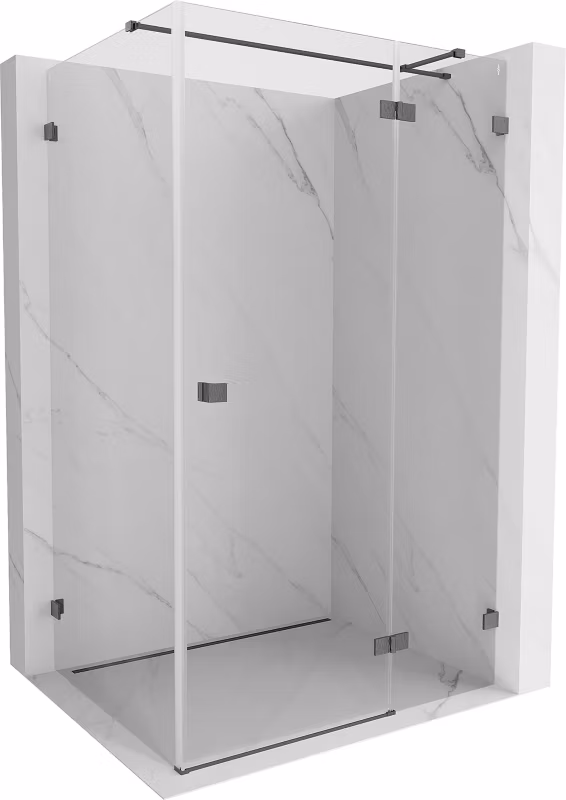 Kabina prysznicowa Mexen Lunar T gun gray 125 x 80 cm 1 szt.