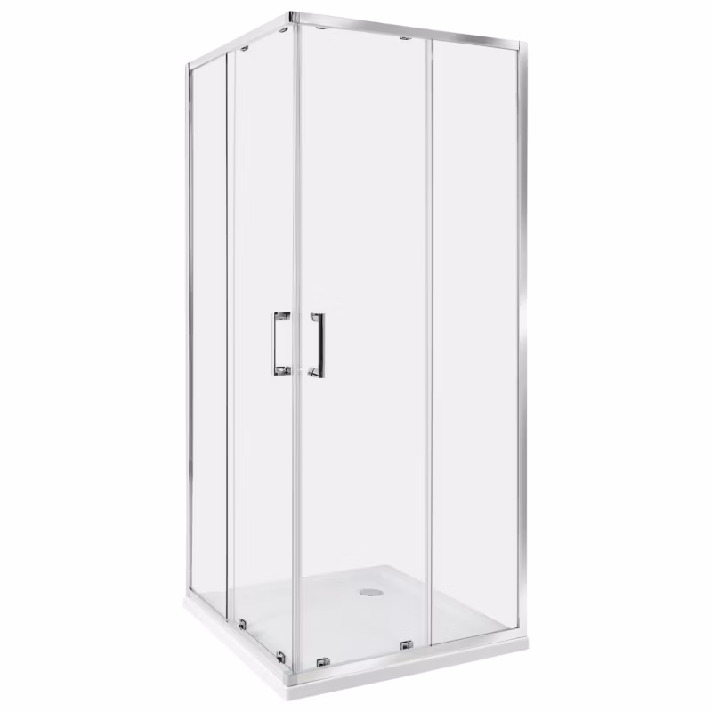 Kabina prysznicowa Tela 80 x 80 x 185 cm Srebrny 1 szt.