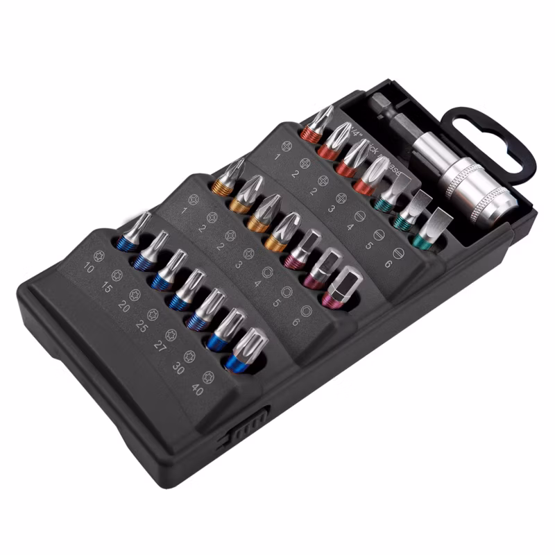Końcówki wkrętakowe GRAPHITE zestaw 22 szt.1 kpl