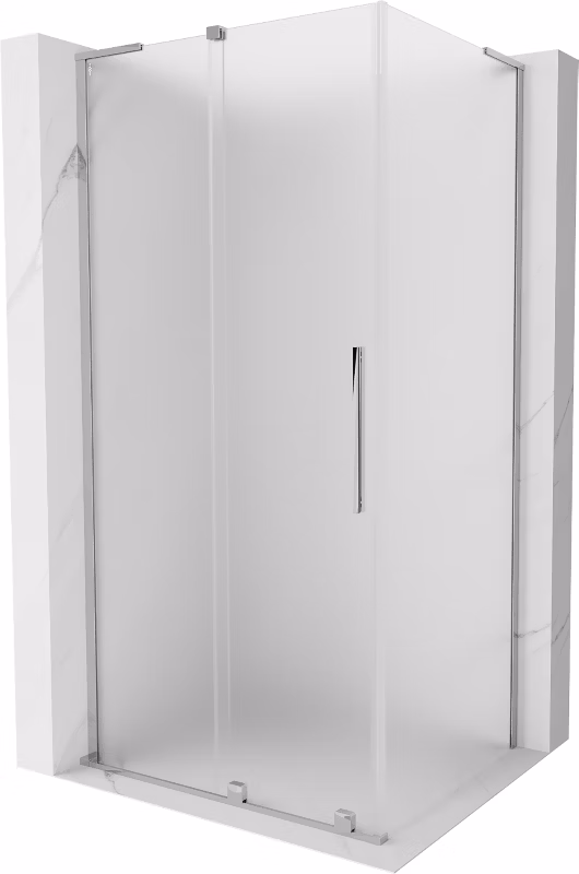 Kabina prysznicowa Mexen Velar L rozsuwana 100 x 85 cm szron chrom 1 szt.