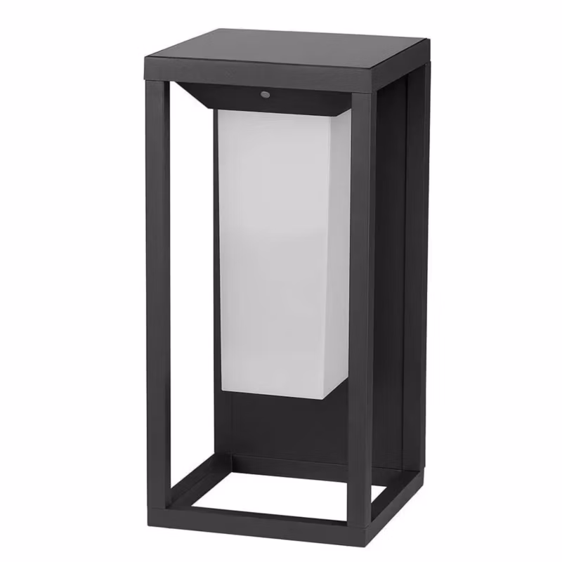 Kinkiet solarny z czujnikiem V-TAC 77 szary LED 2W 3000K 220lm IP65 wym: 14 x 14 x 29 cm aluminium – 1 szt.