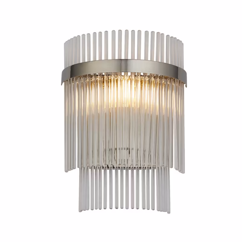 Kinkiet Endon MARIETTA niklowy 1xE14x15W IP20 – 1 szt.