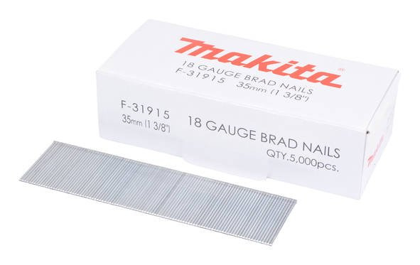 Gwoździe szpilki do gwoździarki AF505, AF506 35 mm (5000 sztuk) Makita F-31915