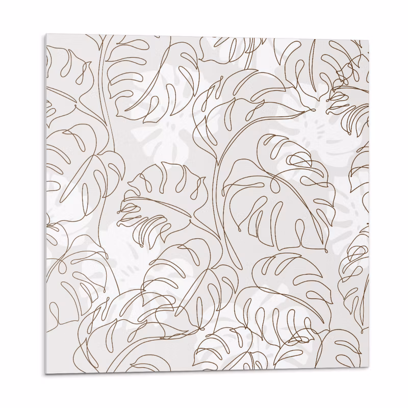 Kafelki samoprzylepne Wallfluent 20×20 cm Geometria liści w minimalistycznym stylu 20 szt.
