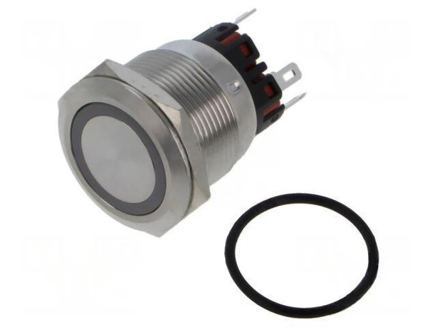 Przełącznik wandaloodporny Poz: 2 SPDT 5A/250VAC IP65 ON‑ON MP22SLRINRB024S5