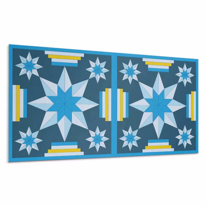 Kafelki samoprzylepne Wallfluent 60×30 cm Kształtne gwiezdne wzory w układzie 6 szt.