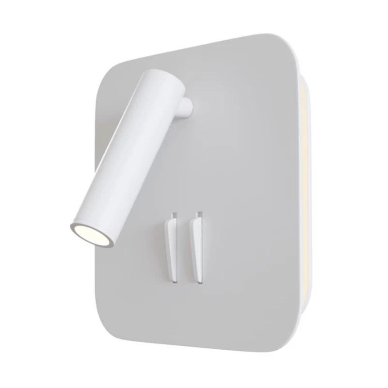Kinkiet ścienny Maytoni Ios 176 biały LED 9W 3000K 550lm IP20 wym: 13 x 13 x 6,5 cm – 1 szt.