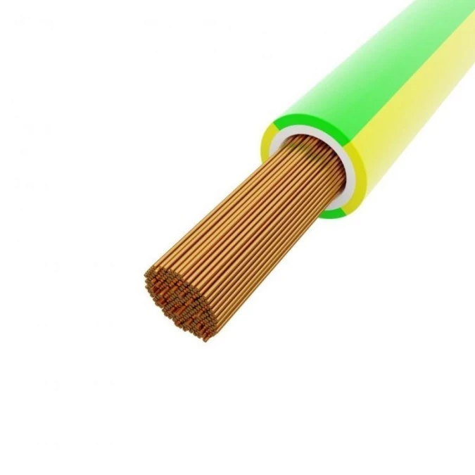 Przewód 4mm2 żół.‑ziel. H07V‑K 100m Linka sterownicza BiTOne 450/750V 5548