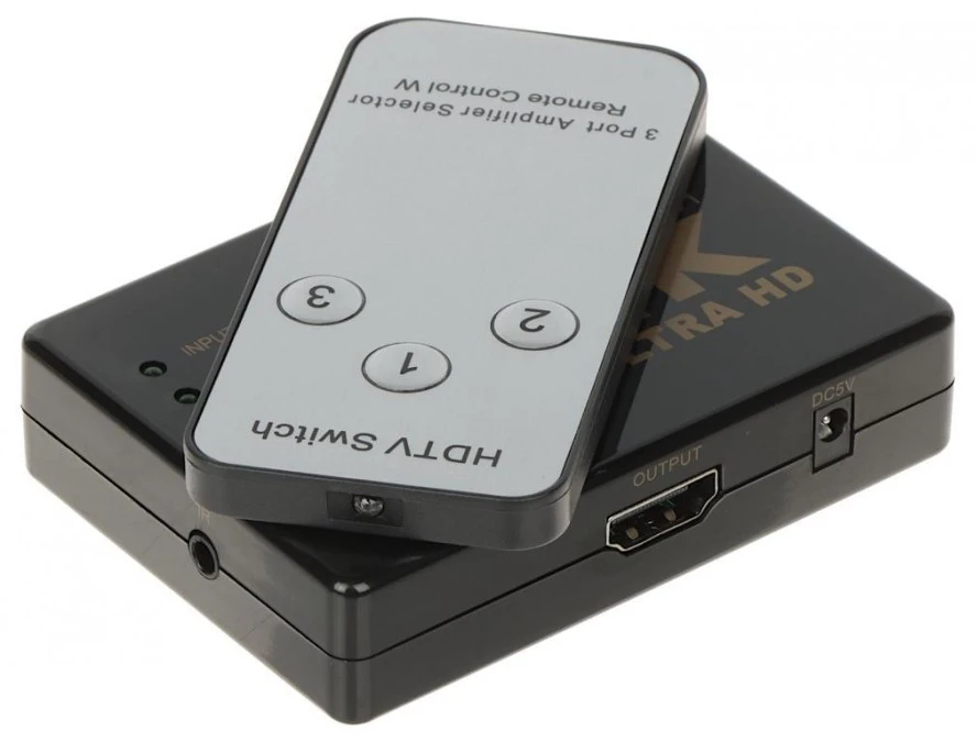 Przełącznik HDMI‑SW‑3/1‑IR‑4K