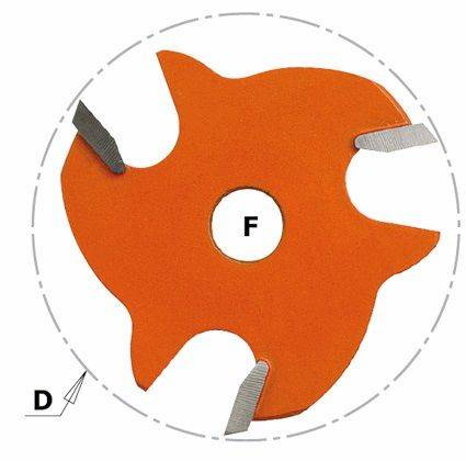 Ostrze HM I=3 D=47,6 CMT 822.330.11