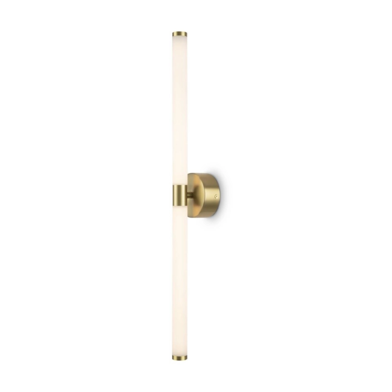 Kinkiet ścienny Maytoni Axis mosiężno-złoty LED 16W 3000K 1400lm IP20 wym: 63 x 3 x 3 cm – 1 szt.