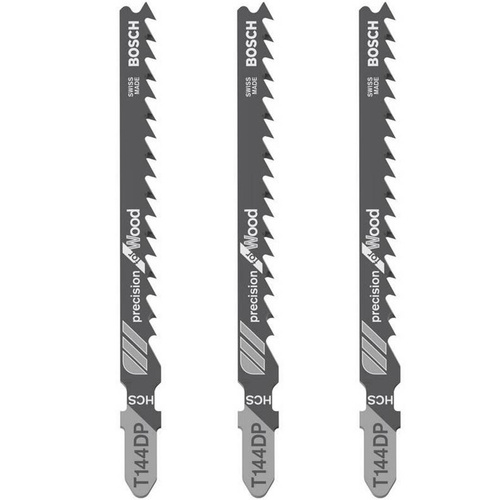 Brzeszczot Bosch T144DP 3PC NS do cięcia drewna – zestaw 3 sztuk