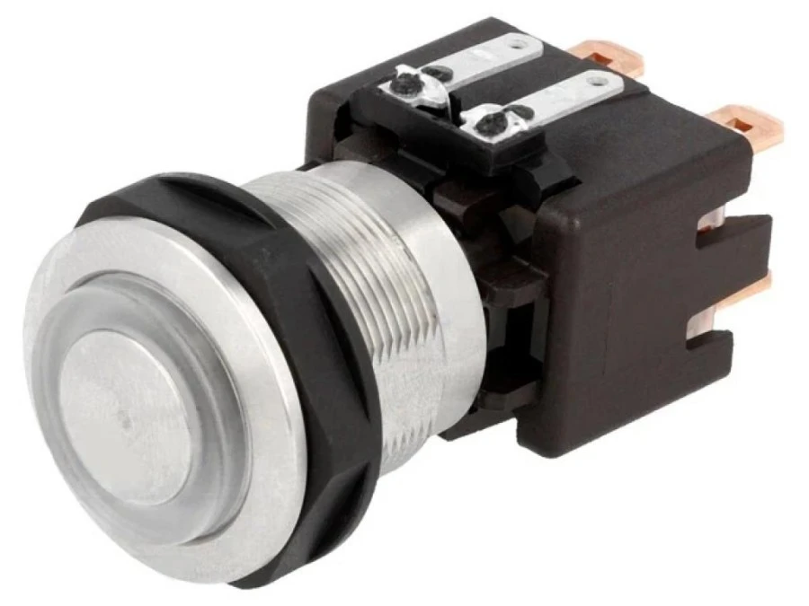 Przełącznik wandaloodporny Poz 2 DPST‑NO 12A/250VAC IP64 1241.6824.1124000