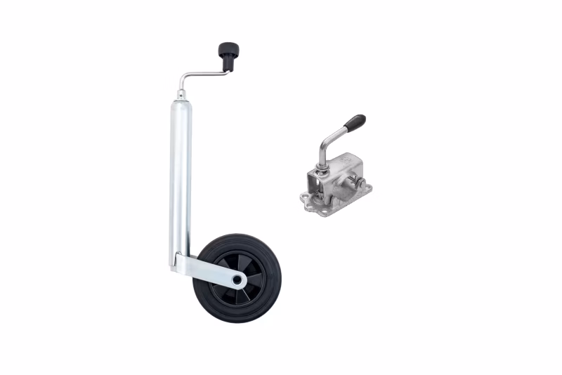 Koło podporowe z klemą obejmą żeliwną WINTERHOFF ST48-200V+KLE48-G 150kg 48mm 505-725mm 1 szt.