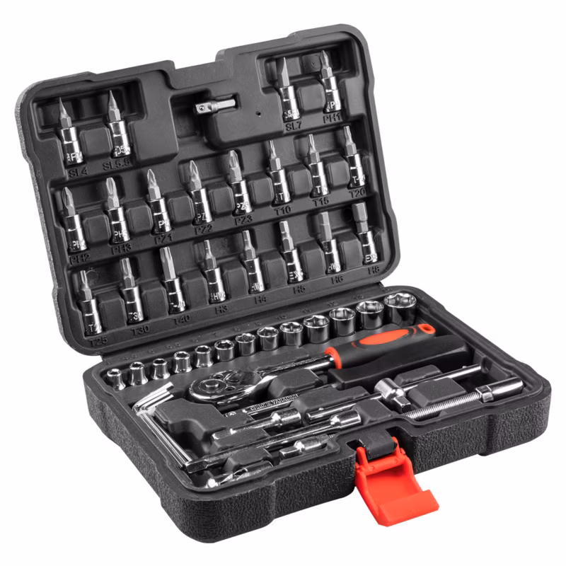 Klucze nasadowe Top Tools 1/4″ 49 szt. 1 kpl