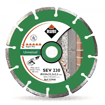 Tarcza diamentowa uniwersalna Rubi SEV 180 PRO 25938