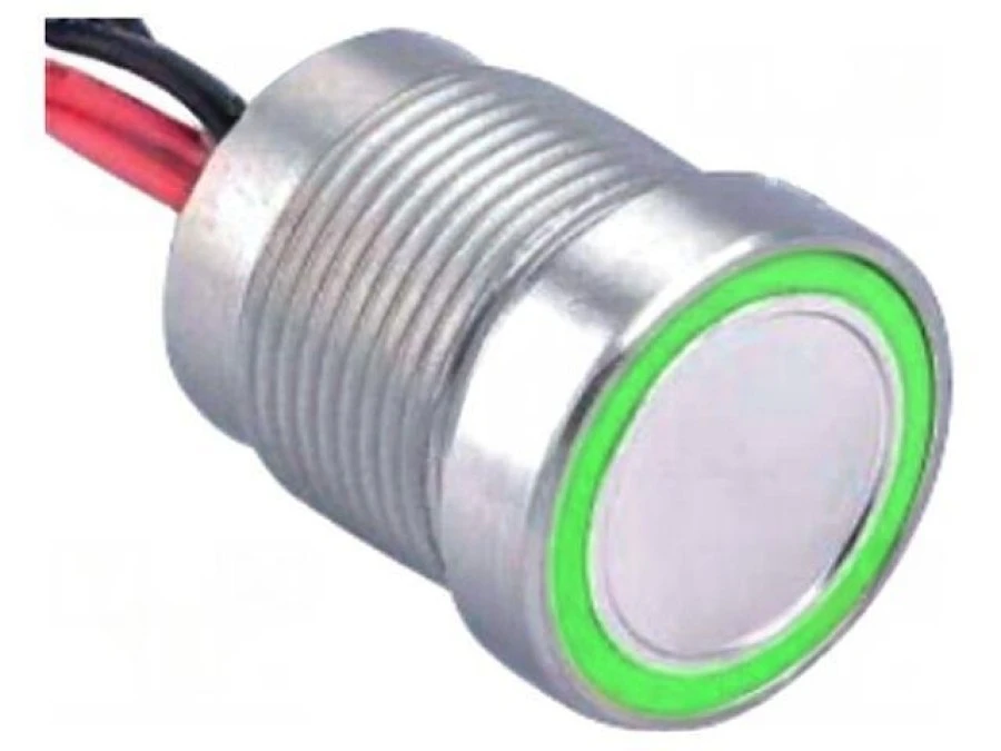 Przełącznik piezoelektryczny Poz: 2 SPST‑NO 0,2A24VAC IP68 PS165P10YNT1G24V