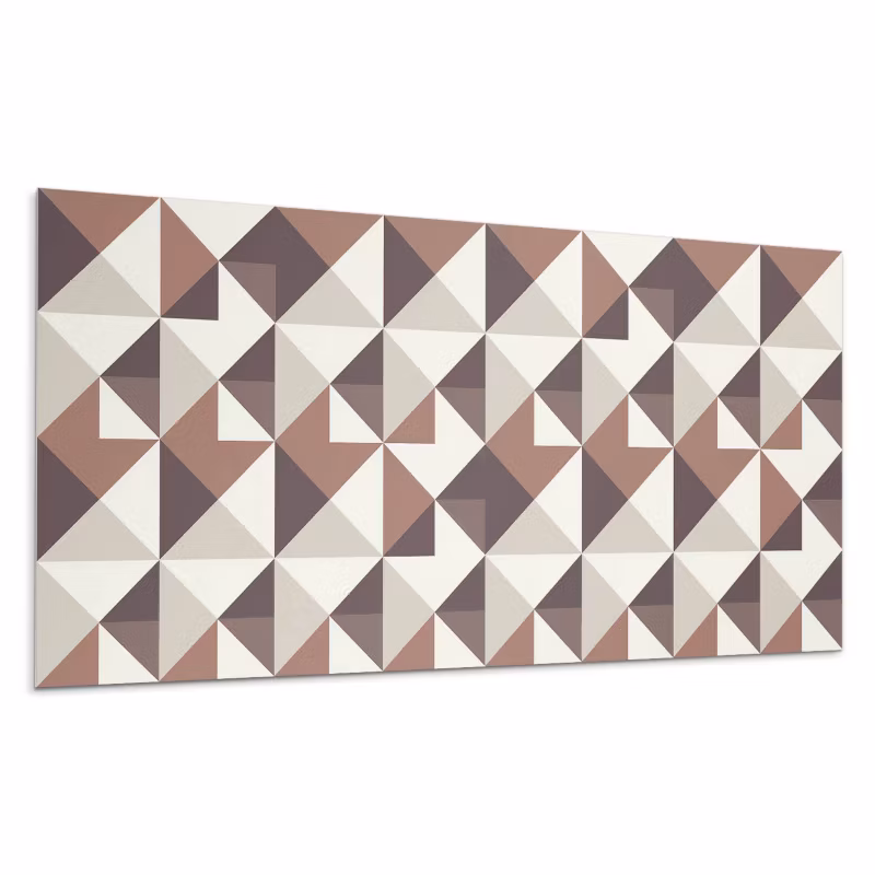 Kafelki samoprzylepne Wallfluent 60×30 cm Trójkątny motyw w nowoczesnym wzorze 6 szt.
