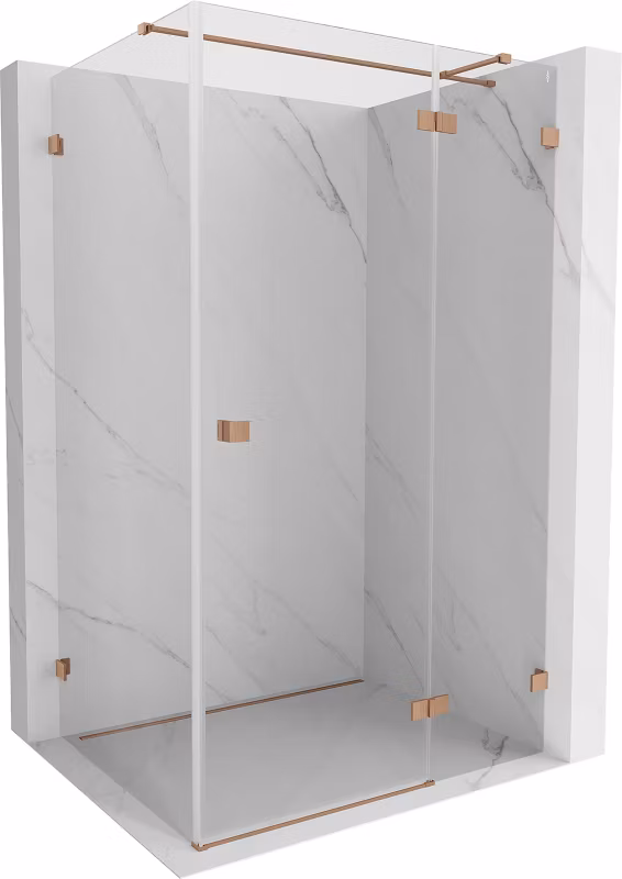 Kabina prysznicowa Mexen Lunar T miedź 140×90 cm 1 szt.