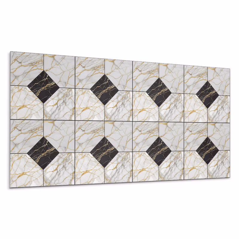 Kafelki samoprzylepne Wallfluent 60×30 cm Luksusowy wzór marmurów 6 szt.
