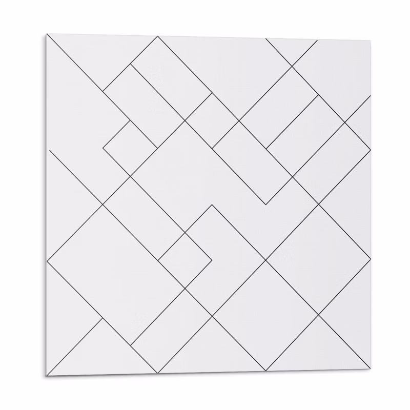 Kafelki samoprzylepne Wallfluent 50×50 cm Linie w stylu abstrakcyjnym 4 szt.
