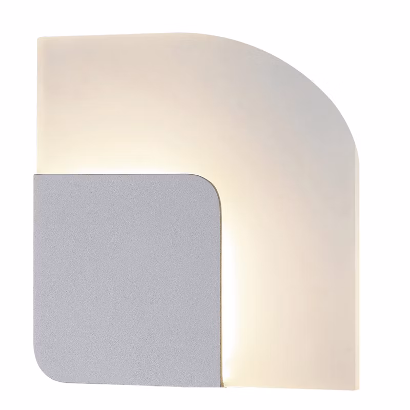 Kinkiet ścienny Italux Lorelei biały styl nowoczesny LED 3.6W 3000K 252lm IP20 wym: 3,5 x 15 x 15 cm – 1 szt.