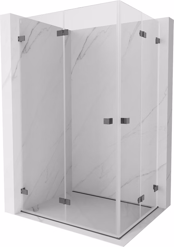 Kabina prysznicowa Mexen Lunar-F gun gray 95×90 cm 1 szt.