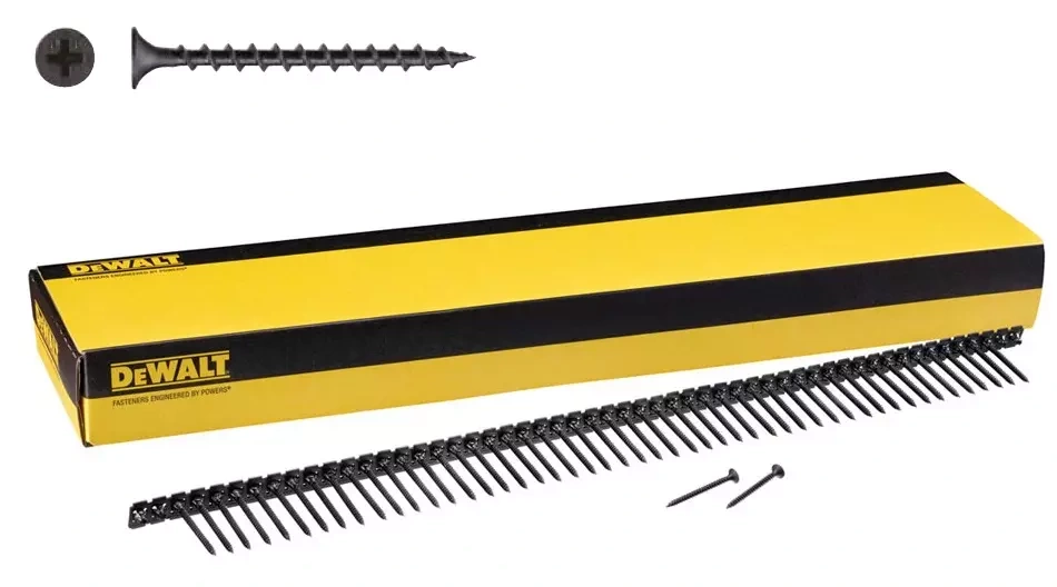 Zestaw 1000 szt. wkrętów do drewna PH2 do GK 3,5×25 mm DeWALT DWF4100250