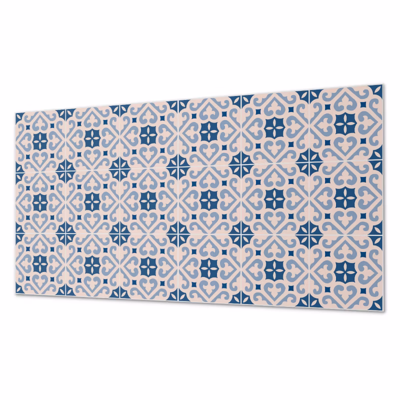 Komplet Kafelków PCV ArtPrintCave 40×20 cm Wzór z ornamentami na płytkach 10 szt.