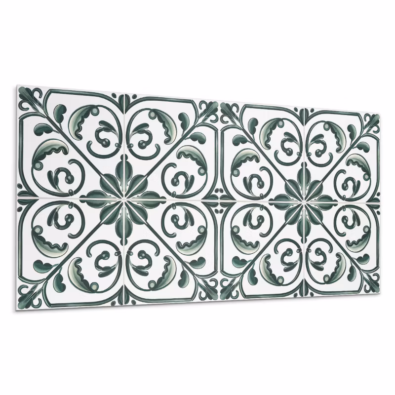 Kafelki samoprzylepne Wallfluent 40×20 cm Ornamentowe wzory roślinne w subtelnej formie 10 szt.