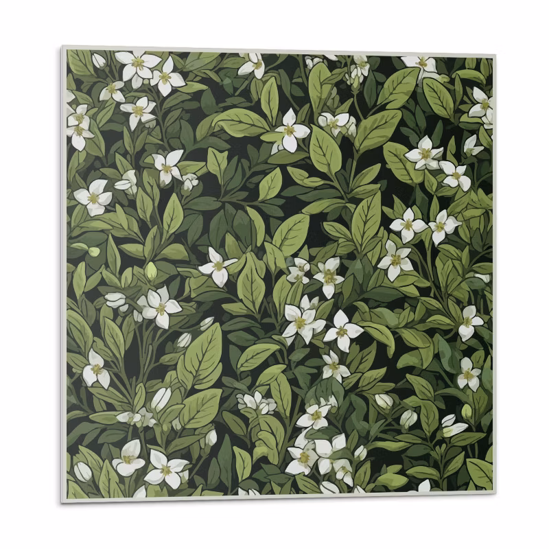 Kafelki samoprzylepne Wallfluent 50×50 cm Wzór florystyczny z kwiatami 4 szt.