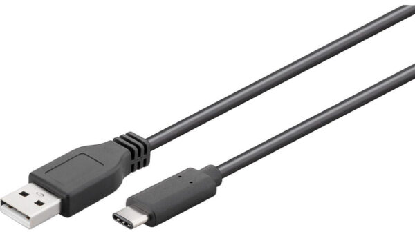 Przewód USB 2.0 HighSpeed USB-C – USB-A 1m 55466