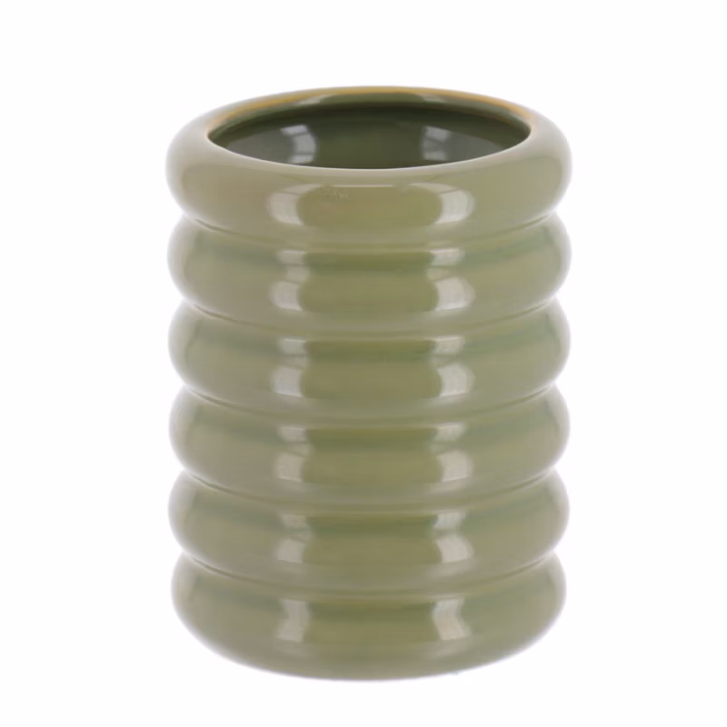 Kubek łazienkowy Olive TENDANCE zielony kamionkowy 350 ml 1 szt.