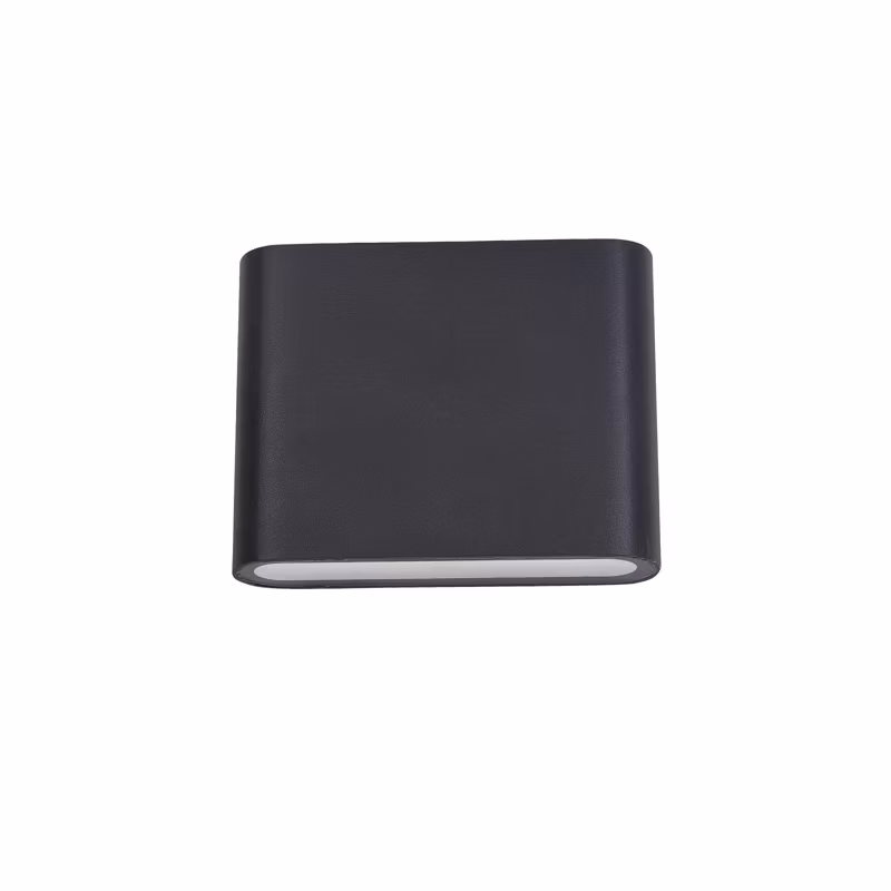 Kinkiet ścienny zewnętrzny Italux Romano czarny LED 6W 3000K 360lm IP54 wym: 9 x 11 x 3 cm aluminium – 1 szt.