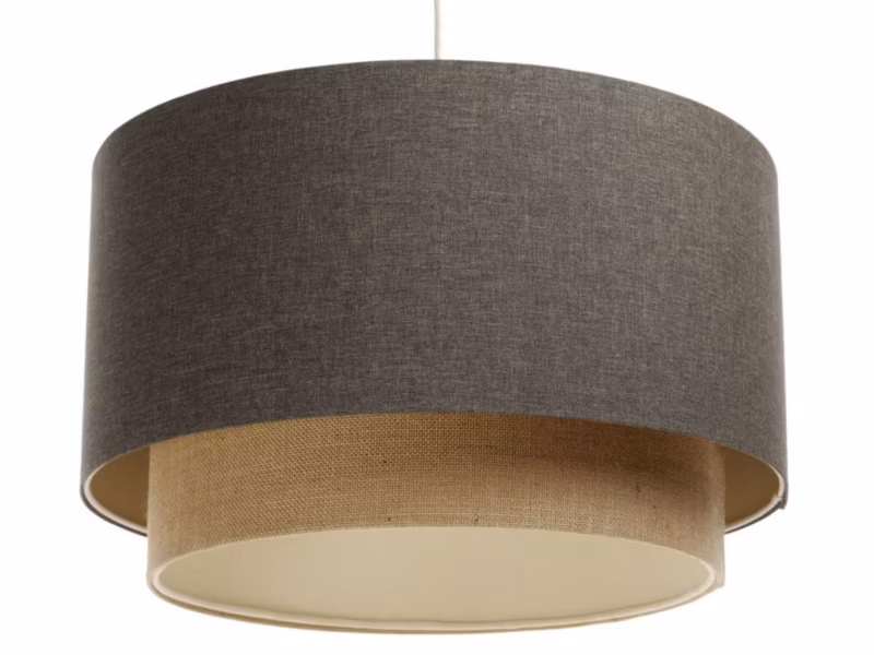 Lampa Bps Koncept wisząca ERUTAN DOUBLE 50 szara/beżowa 1 szt