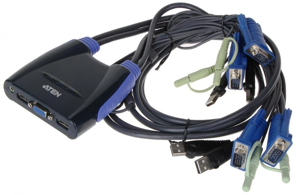 Przełącznik VGA + USB CS‑64US
