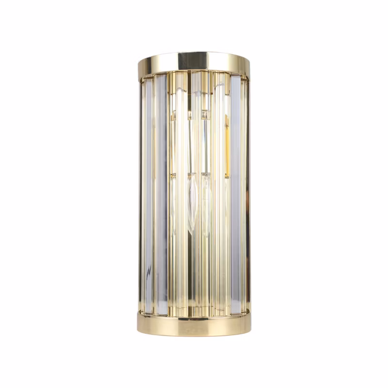 Kinkiet Light Prestige VETRO glamour złoty 1xE14x10W wym:30x13x10cm IP20 -1 szt.