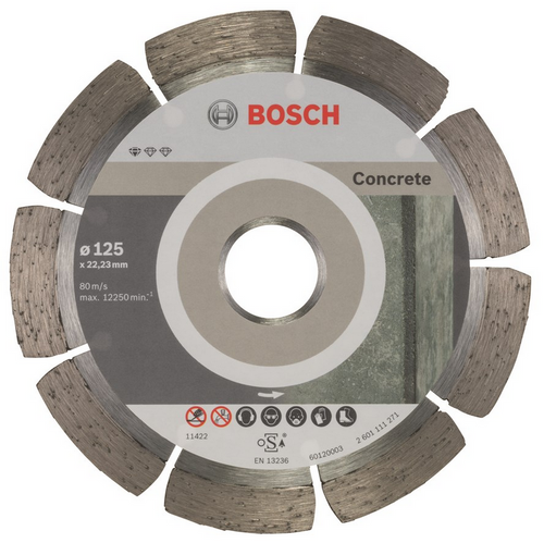 Tarcza diamentowa do betonu Bosch 2608603240 o średnicy 125 mm – zestaw 10 sztuk