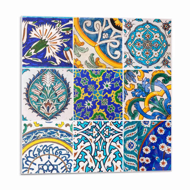 Kafelki samoprzylepne Wallfluent 20×20 cm Ceramiczne mozaiki w wzorach 20 szt.