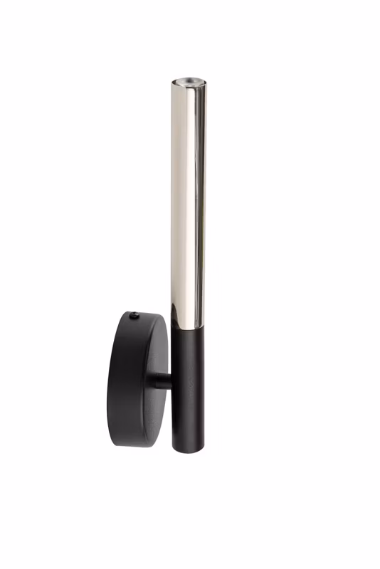 Kinkiet ścienny Sigma Lighting Sopel Lux czarno-srebrny 1 x G9 x IP20 wym: 28 x 10 x 6,5 cm – 1 szt.