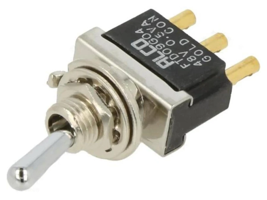 Przełącznik: dźwigniowy Poz: 2 SPDT ON‑ON 0,4A/20VAC ‑20÷70C 3‑6437630‑4