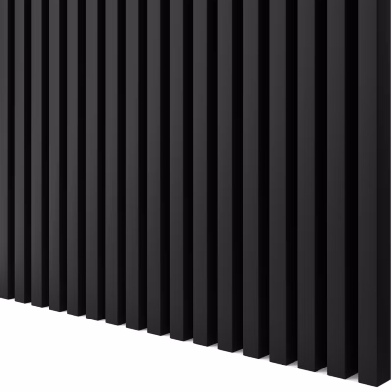 Lamele klasyczne LAMELE3D czarny mat zestaw 10 szt
