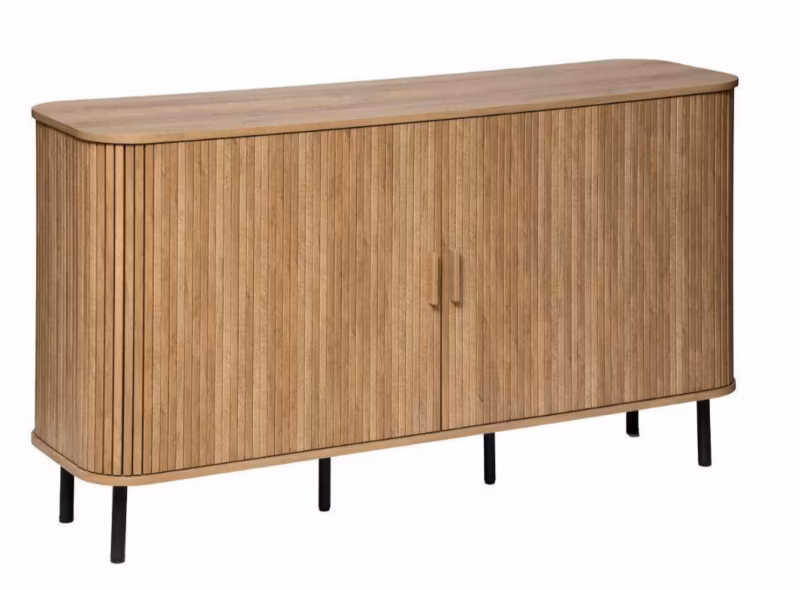 Komoda Colva do salonu 140 cm Atmosphera naturalna nowoczesna pojemna na wysokich nóżkach 1 szt.