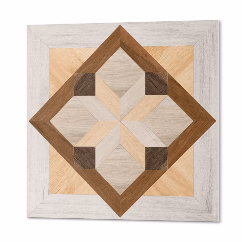 Komplet Kafelków PCV ArtPrintCave 30×30 cm Wzór geometryczny w kwadracie 9 szt.