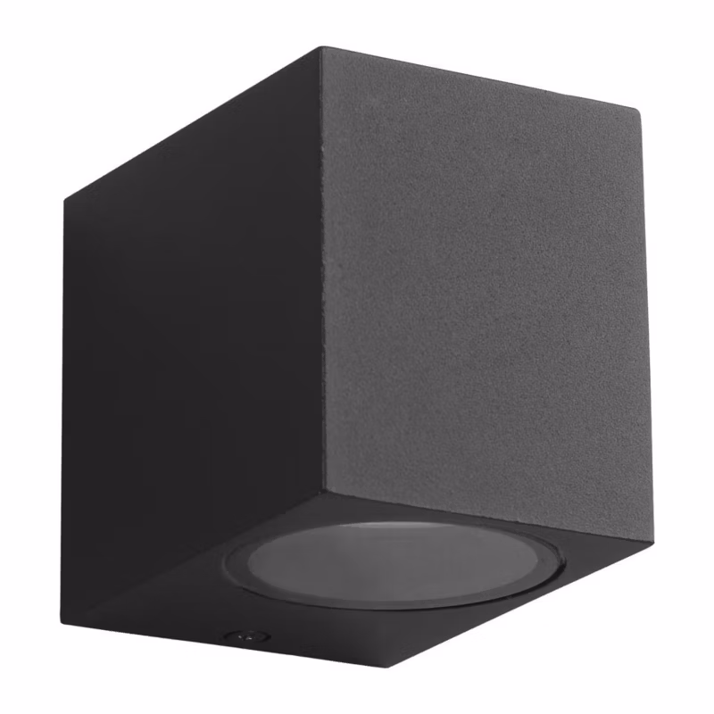 Kinkiet ścienny zewnętrzny Eko-Light Boka czarny 1 x GU10 x 40W IP44 wym: 9,2 x 6,8 x 8,1 cm – 1 szt.