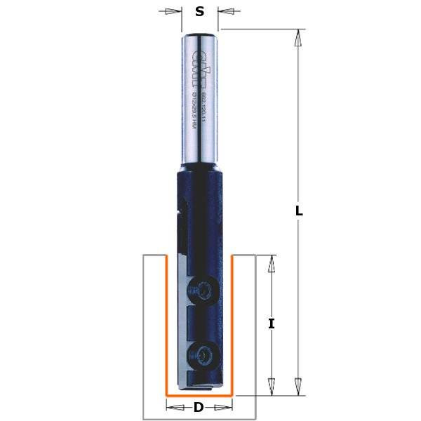 Frez HM D=12 I=39,5 L=90 CMT 652.122.11