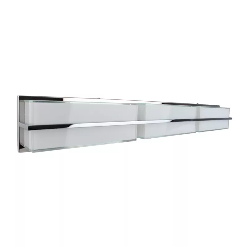 Kinkiet SPOT Light 1xLED 30W Kompozycja Bieli z Dodatkiem Chromu, Polski Producent, 1 szt.