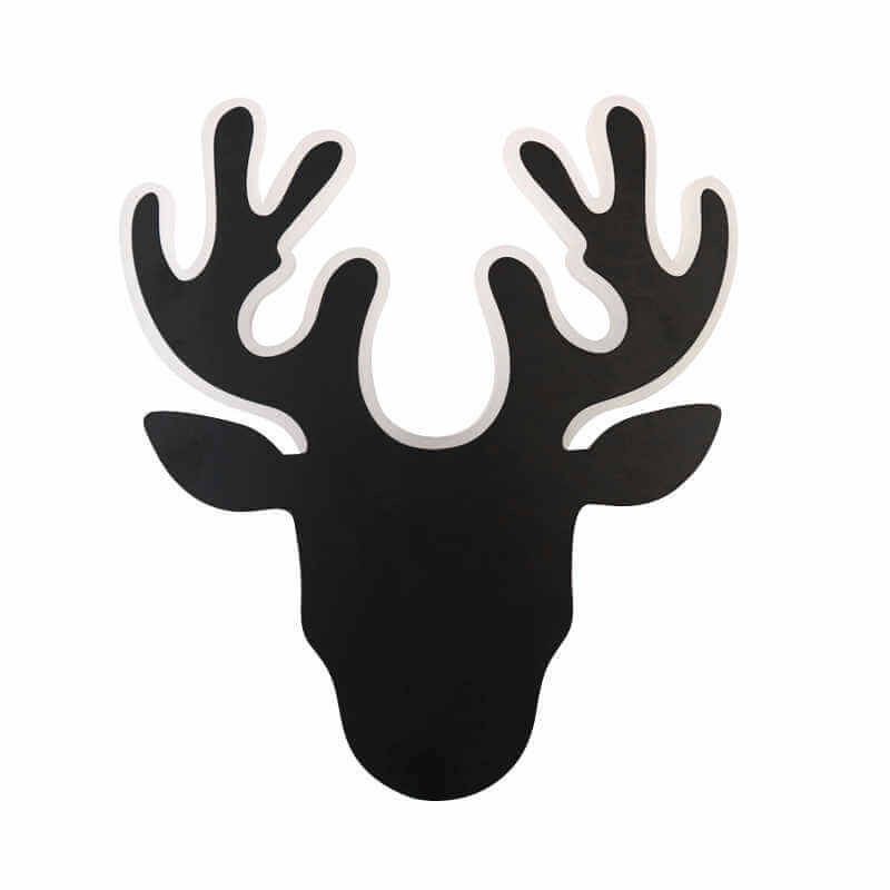 Kinkiet ścienny Abigali Deer czarny LED 6W 3000K IP20 wym: 27 x 23 x 5 cm – 1 szt.