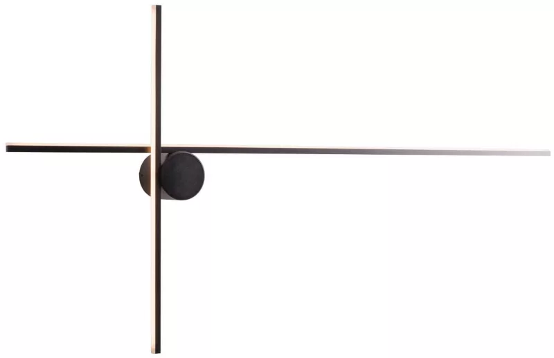 Kinkiet ścienny Maxlight Arne czarny LED 15W 3000K 960lm IP44 wym: 45 x 90 x 7,2 cm – 1 szt.