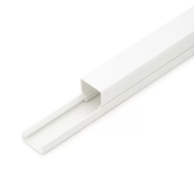 Korytko kablowe CanaLux CNL-C-15015-16, kanał elektroinstalacyjny 15x15mm z pokrywą 32 mb, białe, 16 szt.